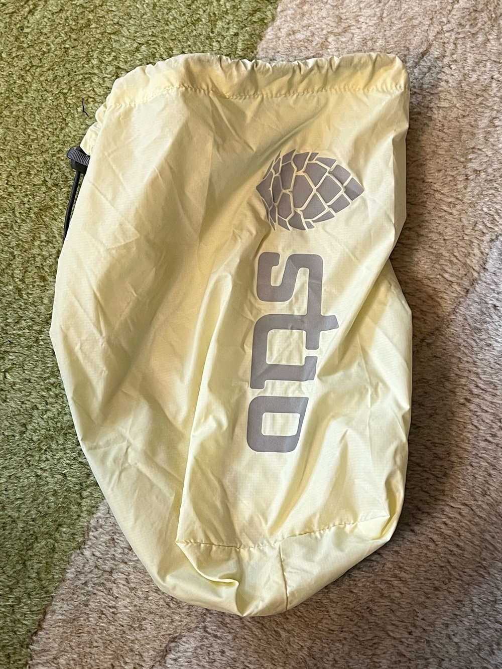 Stio Yellow Packable Sack with Reflective Logo